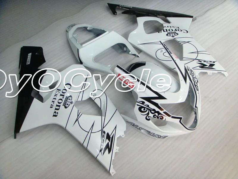 

For 04-05 Suzuki GSXR600 GSXR750 K4 GSXR 600 750 Injection Motorcycle ABS Fairing Bodywork Kit 2004 2005 White Black