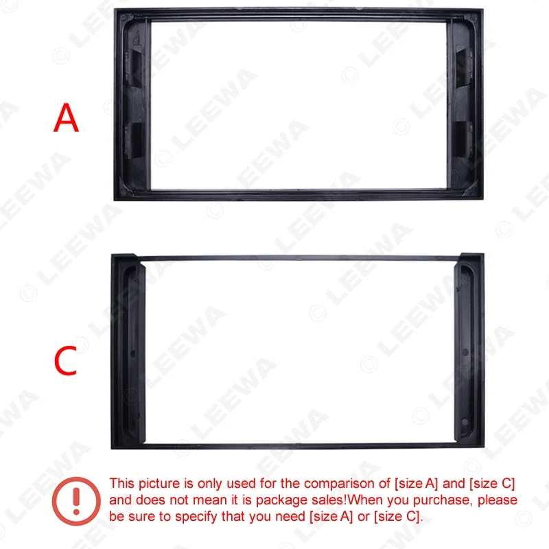 LEEWA Автомагнитола стерео 2DIN фасции панель и установка рамка Переходная отделка Установка монтажный комплект для TOYOTA Camry/PREVIA/VIOS/COROLLA#2295