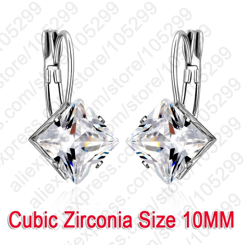 Серьги Brincos из серебра 925 пробы с фианитом Романтичный подарок для женщин|womens dangle