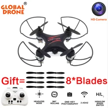 Глобальный GW009C 4 Канала MIcro Drone Drone С Камерой Quadcopter Дрон Вертолет Мини RC Дроны D Квадрокоптер RC ПРОТИВ CX-звезда