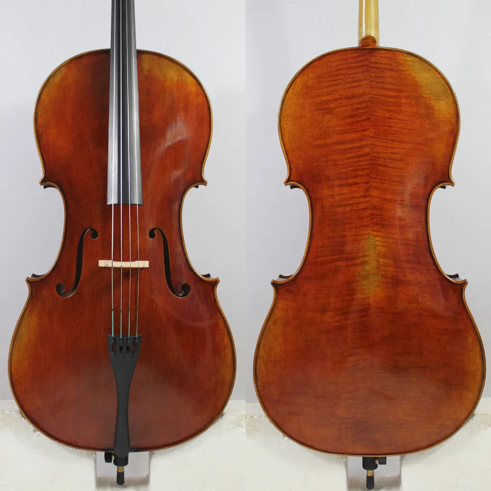 

Stradivari 1730 "De Munck" Copy ! Best Model Cello ,Slim body! Oil Varnish 4/4 Cello "All European Wood