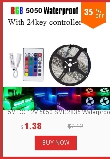 Osiden RGB Светодиодные ленты светодио дный света 5050 SMD 5 м 300 светодио дный ленты Водонепроницаемый RGB диода ленты 44Key ИК-пульт 3A Питание