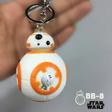 Звездные Войны Пробуждение силы BB-8 кулон «робот» брелки аниме дроид брелок в виде робота Фигурки игрушки подарки