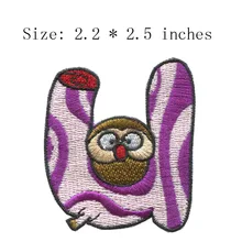 U письмо с 2," широкие DIY Новые шрифты вышивка патч для компании Логотип Патчи/пользовательские вышивки/уникальные коллекционные