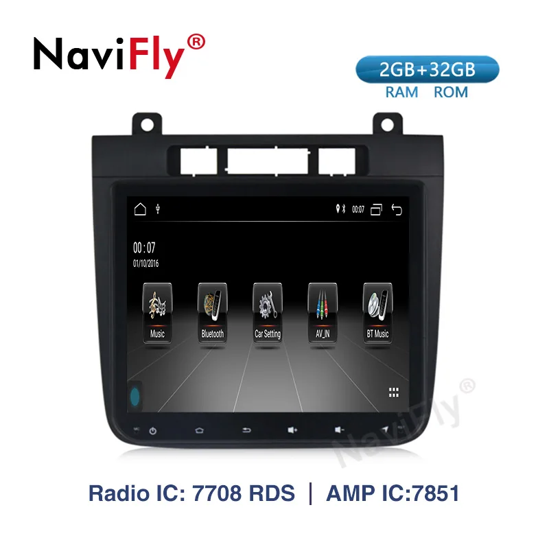 NaviFly 8.4'' android9.1 car gps navigation for Volkswagen TOUAREG2011-15 support view camera DVR B