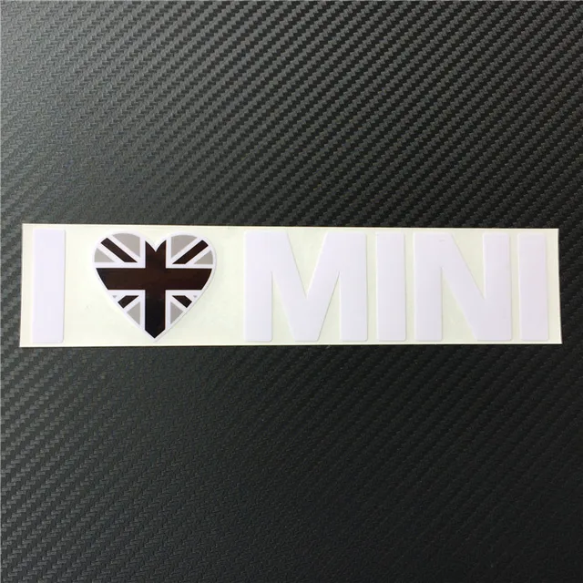 I lOVE MINI Car Styling Window Vinyl Car Stickers and Decals