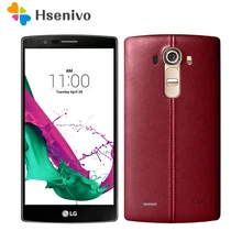 Оригинальный разблокирована LG G4 H815 H810 H818 гекса core Android 5.1 3 ГБ + 32 ГБ 5.5 дюймов сотовый телефон многоцветный крышка один/dual sim