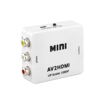 Mini AV to HDMI Box Mini Full HD Male to Female AV to HDMI Video Converter for HDTV TV PS3 PS4 PC DVD Xbox Projector Mini AV to HDMI Box Mini Full HD Male to Female AV to HDMI Video Converter for HDTV TV PS3 PS4 PC DVD Xbox Projector