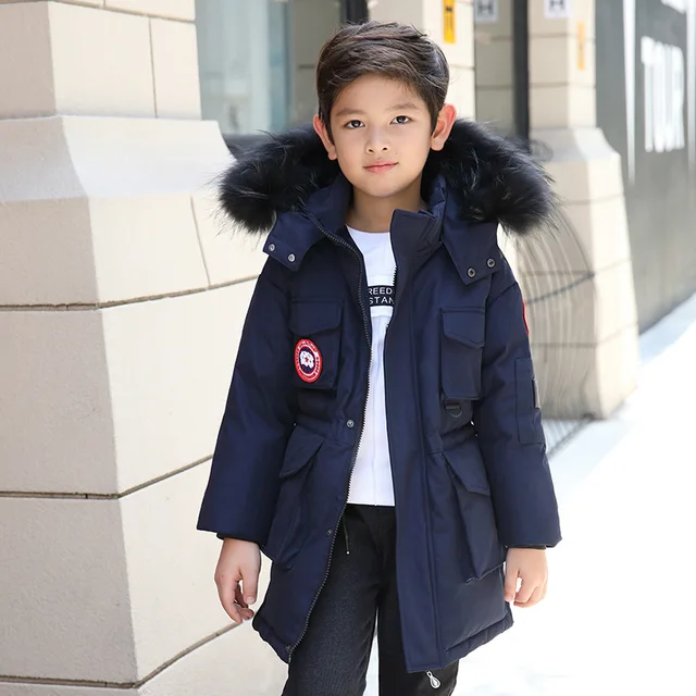 Buy Kids Boys Winter Coat Snow Jackets 2018 New Duck