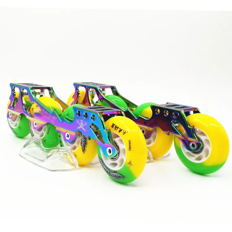 wheels for roller skates roller skating frame patins de 4 rodas aluminum freeline skate hold
