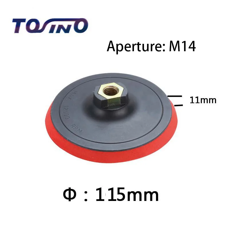 2 шт. 4.5 "(115 мм) 4.5 дюймов Полировальные инструменты капот бэк-pad для клея песок Бумага Шлифовальные Полировка Диски M14