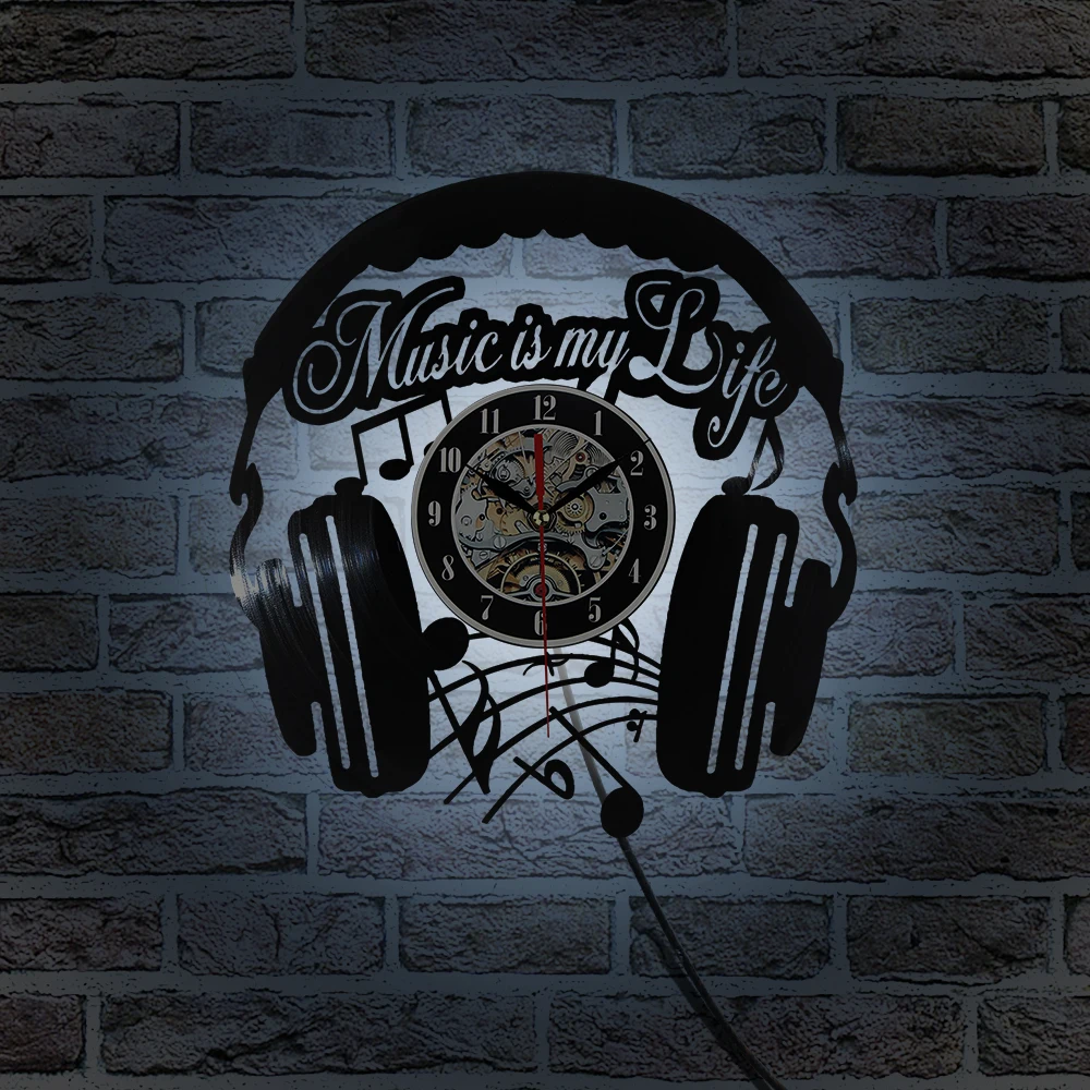 CD Виниловая пластинка настенные часы Современные настенные часы домашний декор классические часы Relogio