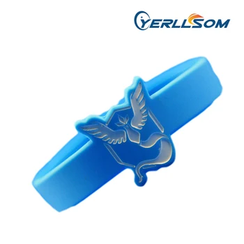 

YERLLSOM 500PCS/Lot High Quality Custom shap silicone bracelets with engrave logo for gifts S051405