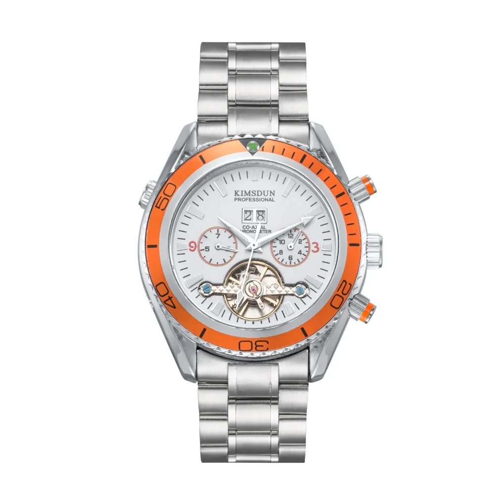 

2019 KIMSDUNRelogio Masculino Men Watches Top Brand Luxury Business Quartz Clock Men Large dial Fashion Waterproof full steel