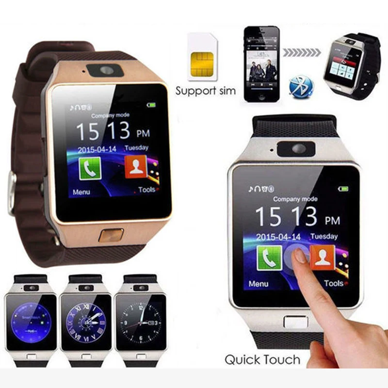 reloj Smartwatch 2018 intelligent Digital Watch Women Pedometer DZ09 Sport Smart Watch Men For Phone Android Men Women's Watch