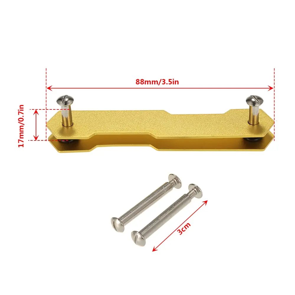 مفتاح حامل الصلب الألومنيوم سبائك مفتاح المنظم في الهواء الطلق أطقم سفر EDC أداة Keybone مجلد المفاتيح مفتاح شريط حامل كليب