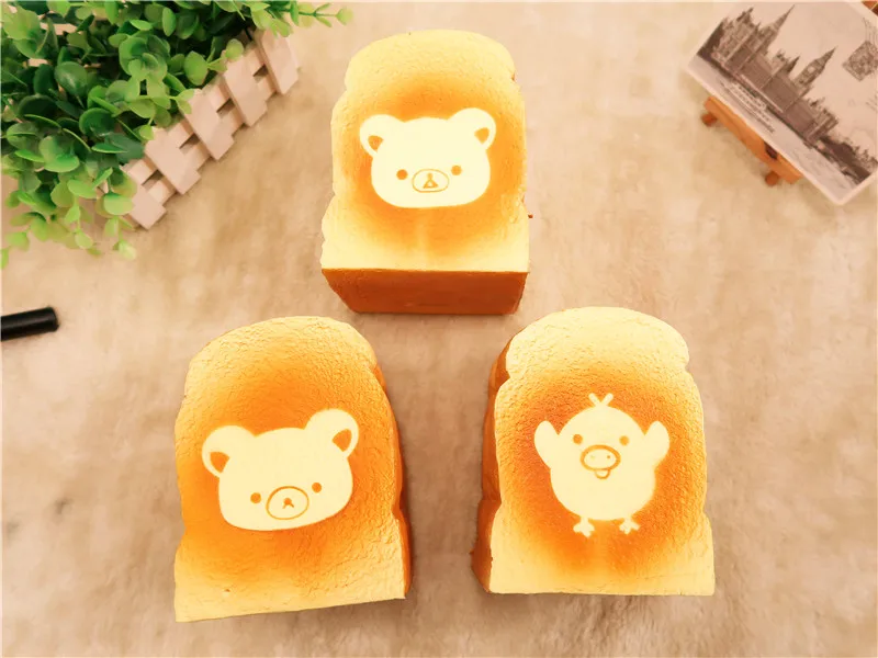 Kuutti Squishy Jumbo Large Size Bear Kiiroiitori Toast Squishy Slow