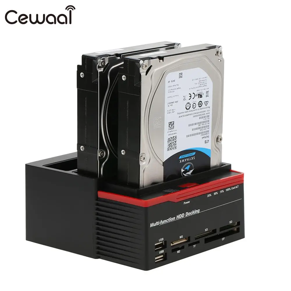 

Card Reader 5Gbps HDD Docking Station Computer Spare Parts for MacBook Pro HDD Clone Station HDD SSD ABS