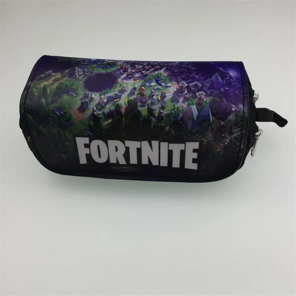 Us 853 5 Offroblox Cartoon Pencil Case Canvas Zipper Big Capacity Pen Bag Women Handbags Makeup Children Boys Girls Stationery Pouch In Cosmetic -