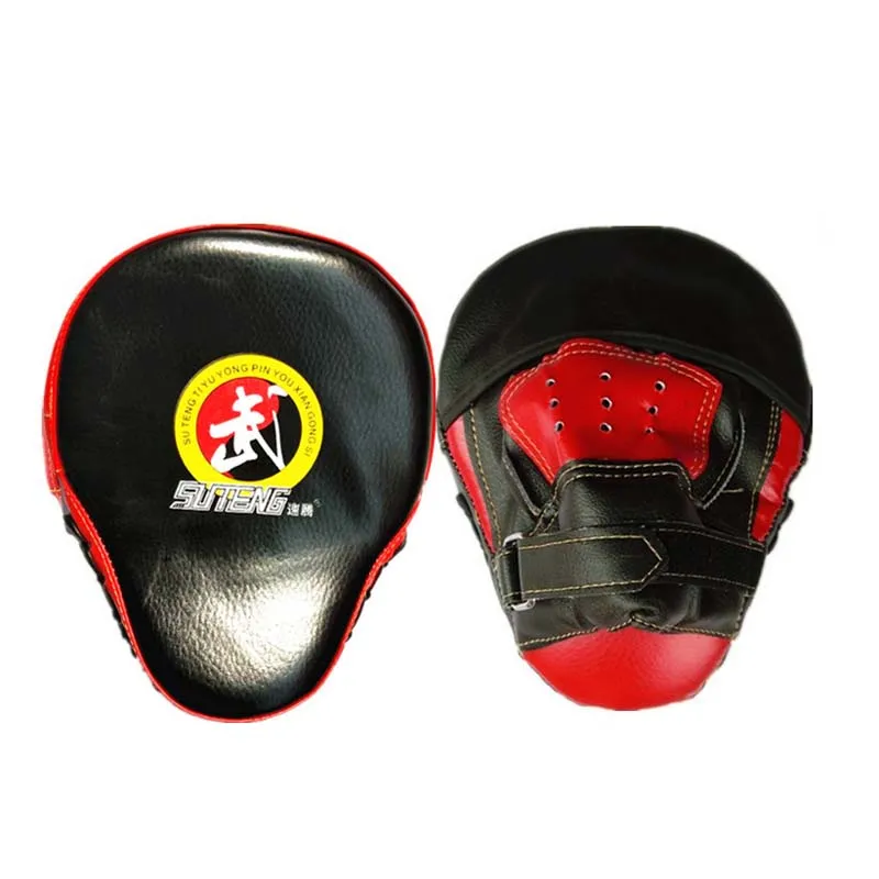 1 Pair Focus Pad Boxing Training Mitts MMA Strike Punching Bag Kick Curved Mitts