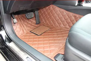 

Myfmat new car floor mats foot mat rug set attractive whole auto carpet for h3/5/6/7/8/9 haval the great wall c30 c50 cc leather