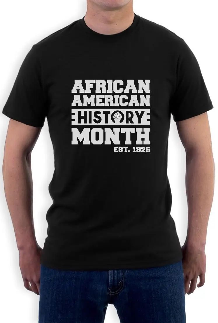 2016 New T Shirts Print African American History Month Civil Rights