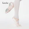Sansha Adult Ballet Shoes Pink Satin Split Sole Breathable Professional Ballet Slipper For Girls Women Men Dance Shoes NO.3S 1