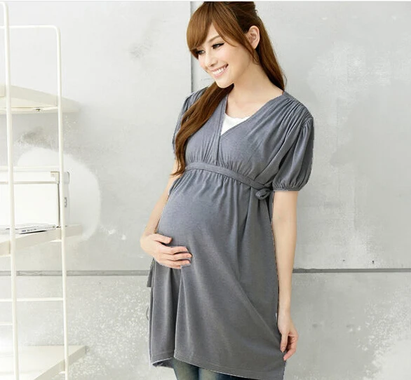 Maternity Clothes Comfortable Cotton Nursing Breastfeeding Clothes