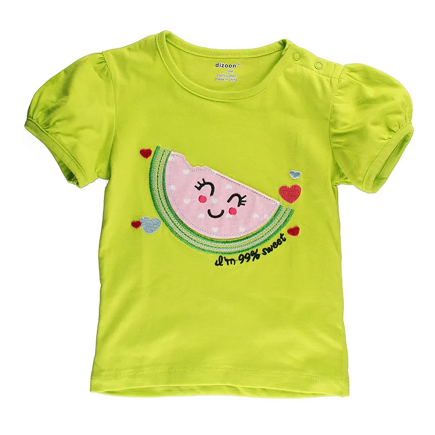 Dizoon Green Short Sleeve Boys Girls T Shirt for Kids Infant Baby ...