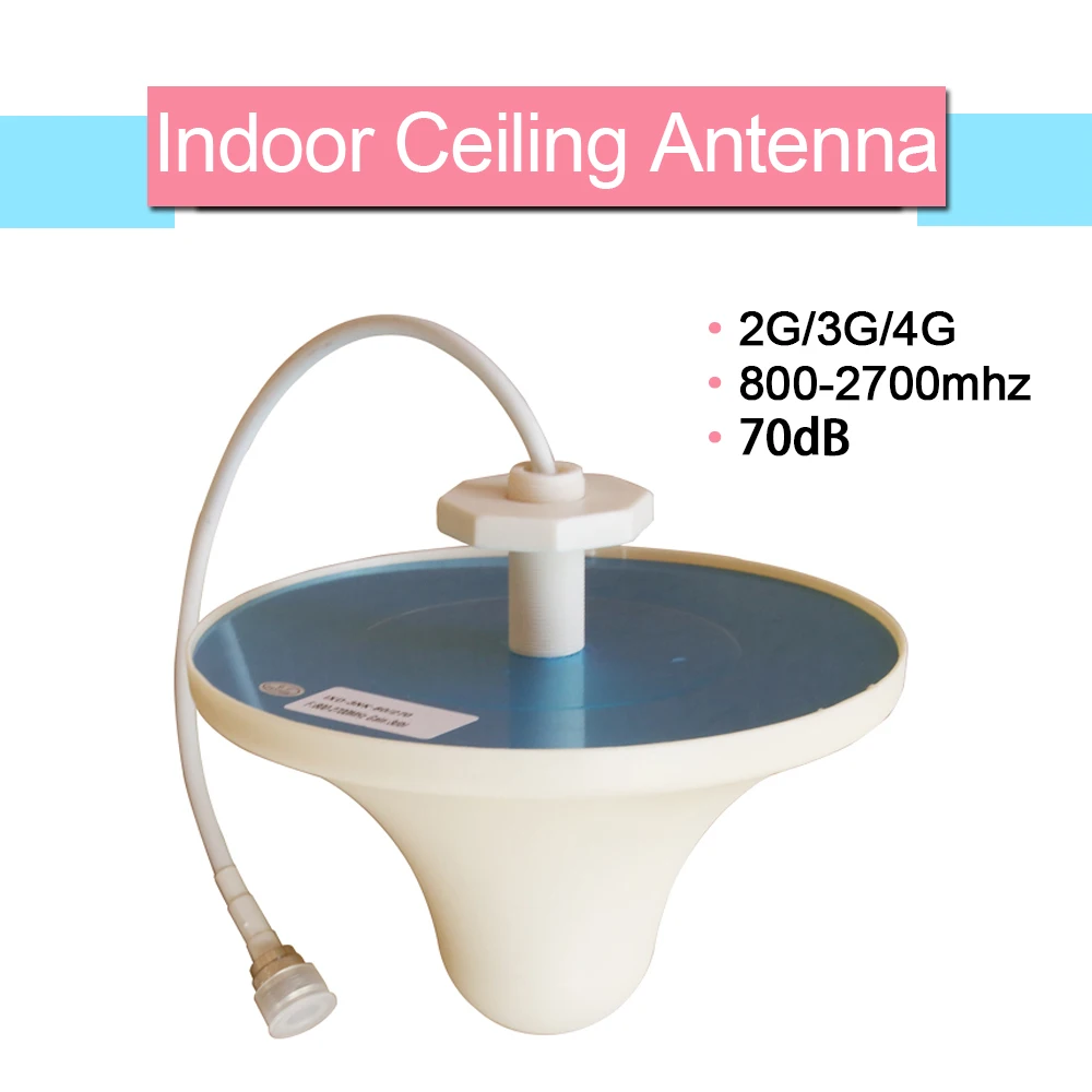 

3dBi Indoor Indoor Ceiling Internal Moblie Phone Antenna 800-2700mhz Work For 2G GSM 3G DCS 4G LTE Signal Booster N Type