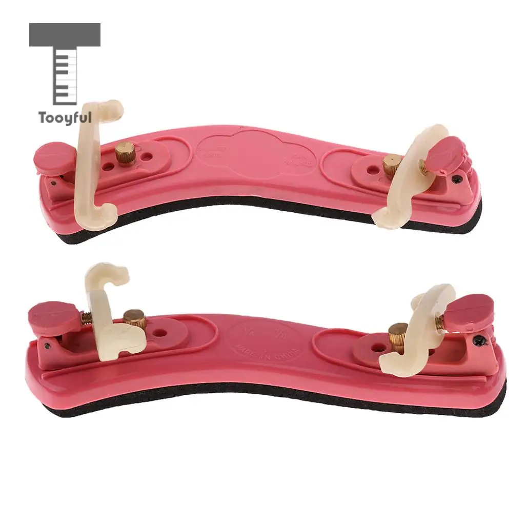 2pcs Violin Shoulder Rest Musical Support for 1/2 1/4 1/8 Size Violins