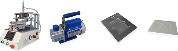  4 moulds lcd refurbishment automatic Touch screen oca glue remover machine with 1L pump