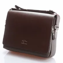 Дизайнерский брендовый портфель кенгуру, Мужская мягкая кожаная сумка на плечо для путешествий, деловая офисная сумка для ноутбука, сумка-мессенджер