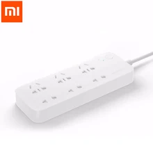 Original Xiaomi Inteligente Regleta 2 Socket Outlet Plug Mi enchufe inteligente Hogar Tira para el Hogar Electrónica WiFi App Remoto Control