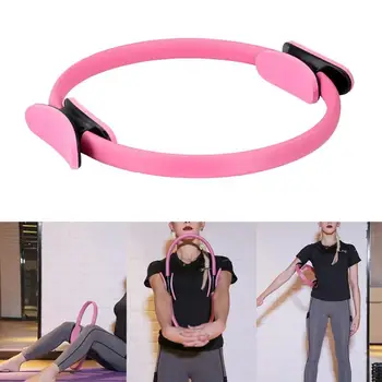 

Yoga Magic Circle Durable PP Dual Grip Pilates Ring for Muscle Exercise Kit