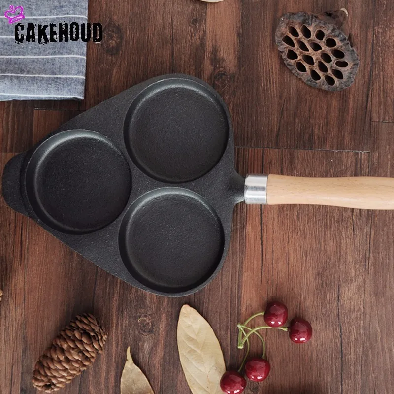 CAKEHOUD чугунный горшок для завтрака мини яйцо клецки углубление антипригарное
