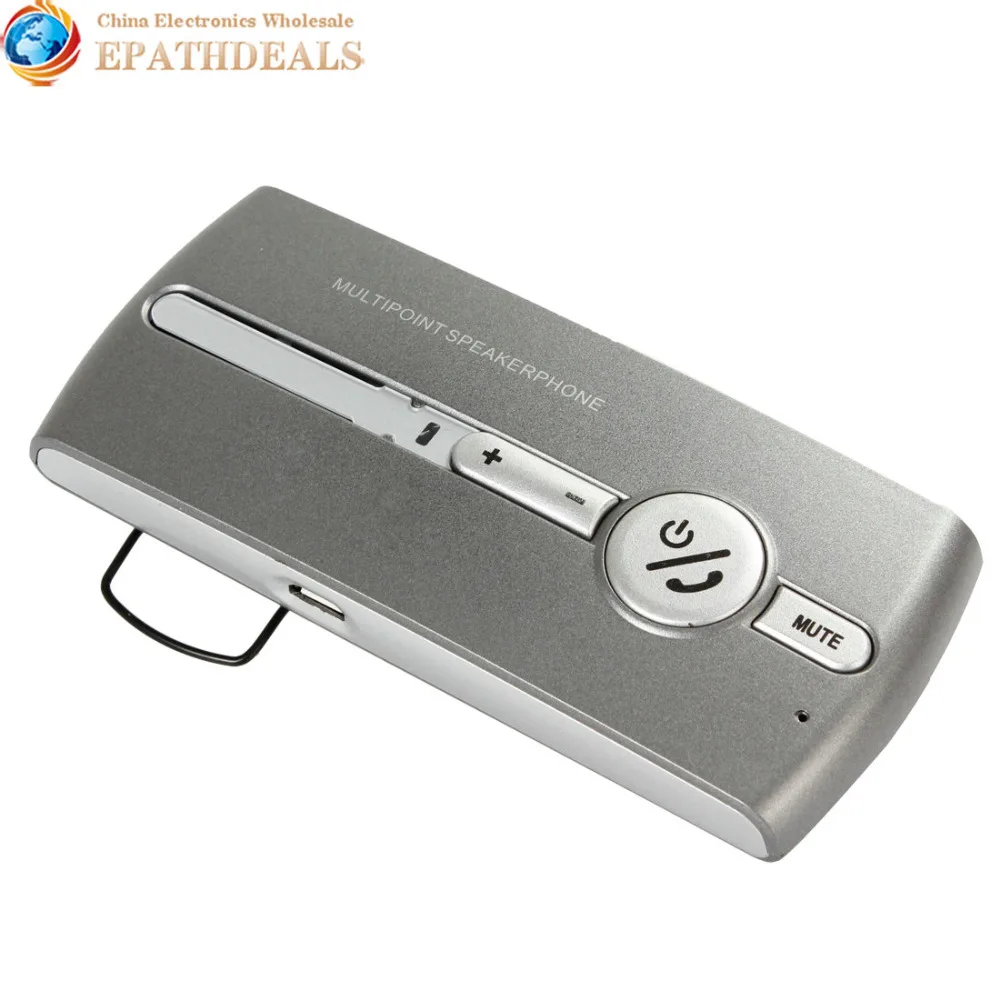 

Wireless Bluetooth 3.0+EDR Car Kit Speakerphone USB Multipoint Bluetooth Speaker Phone for Cell Phone Handsfree