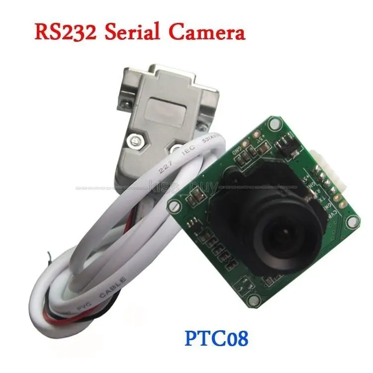 Miniature JPEG Camera Module PTC06 Serial CMOS 1/4inch w TTL/ UART Interface 
