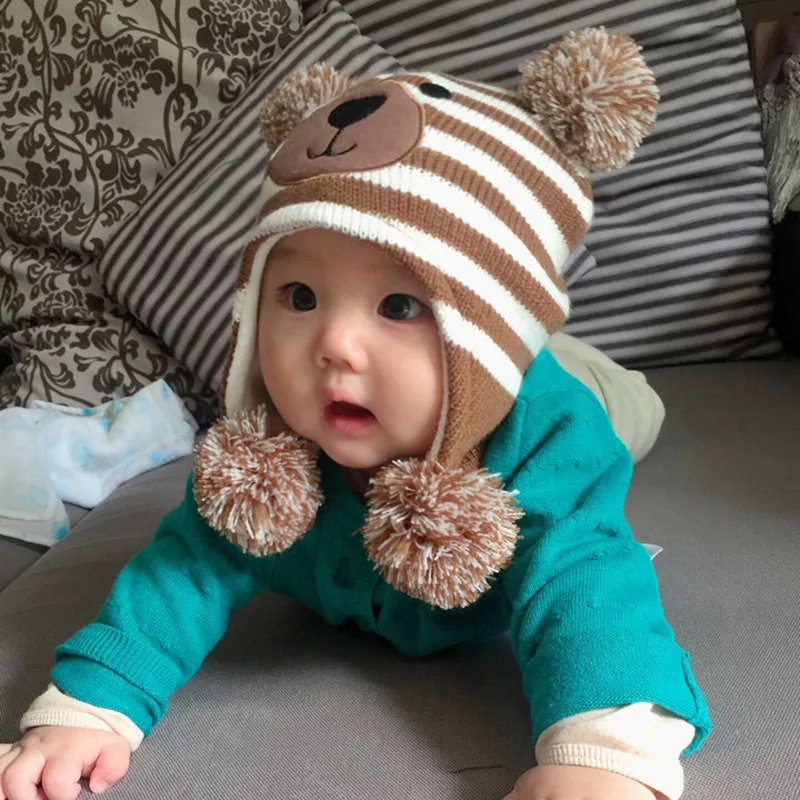 324 Months Baby Winter Hats Toddlers Cool Baby Boy Girl Infant Winter