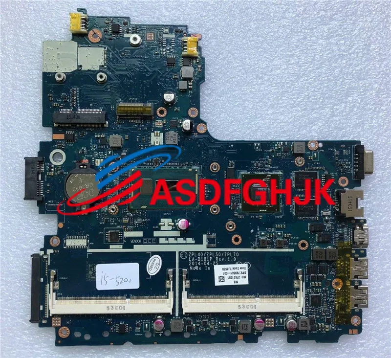 Originale Per Scheda Madre Per Laptop Hp Probook 450 Dsc 2Gb I5-5200U G2 799561-001 La-B181P Completamente Testato