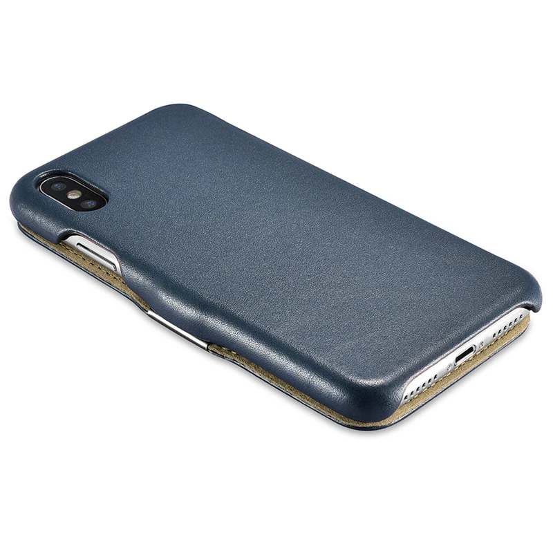 Чехол ICARER из натуральной кожи для iPhone XS MAX, роскошный флип-чехол для iPhone XR/XS MAX/X, кожаный чехол для телефона s