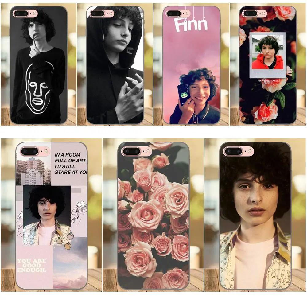 ТПУ телефон знаменитостей Finn Wolfhard прекрасный Отличный для Samsung Galaxy A3 A5 A6 A6s A7 A8 A9 Star