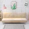 plush folding sofa bed cover velvet thick slipcover case for armless sofa bed sheet Couch cover Elastic Futon Cover winter 4