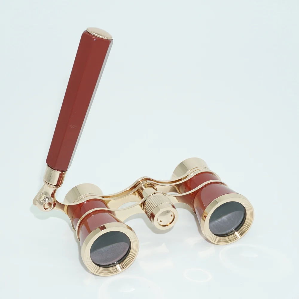 السيليكا هلام تليسكوب مزود بمنظار ثنائي الأحمر النبيذ هدية 3X25 مناظير سيدة هدية تلسكوب أوبرا مناظير DYB038