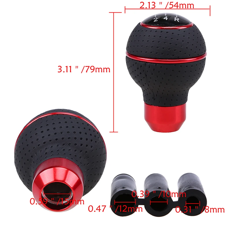 POSSBAY coche estilo 5 velocidades automóvil Cambio de marchas cabeza para Peugeot VW Toyota Citroen Palanca Cambio