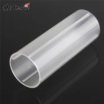 

1Pcs Plastic 18650 Battery Tube For Flashlight Torch Lamp Light White 6cm Batteries Fixed Sheath Fitted Prevent Battery Shaking