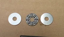 Thrust needle roller bearing with two washers NTA411+2TRA411 Size is 6.35*17.45* ( 1.984+2*0.8 ) mm,TC411