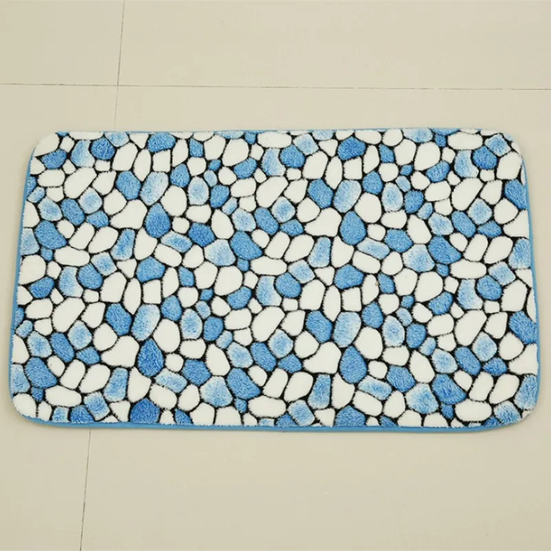 1pc Memory Foam Absorbent Bathroom Mat Pad Doormat Door Mat Slip-resistant Pad Bathroom Shower Bath Mats 10