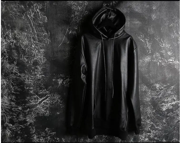 S XXXXL! 2017 Новая зимняя мужская Корейская версия тренда модных неосновных кожаных