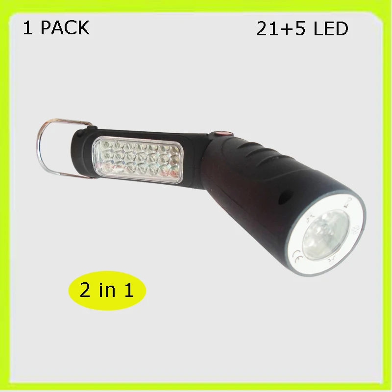 Us 1805 5 Offfree Shipping 2 In 1 215 Led Torch Foldable Led Work Lamp Flash Light 3aa Battery Inspection Light Car Roadside Garage Used In Led